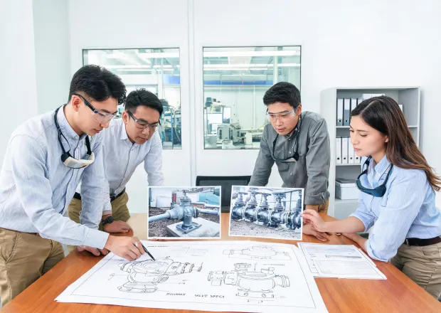 Netzsch engineering team