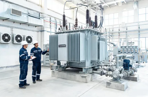 Power plant industrial support